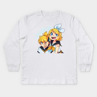 Rin and Len! Kids Long Sleeve T-Shirt